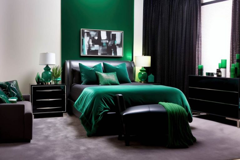 One Of A Kind Emerald Green Bedroom Design Ideas: Learn To Apply Decor Secrets
